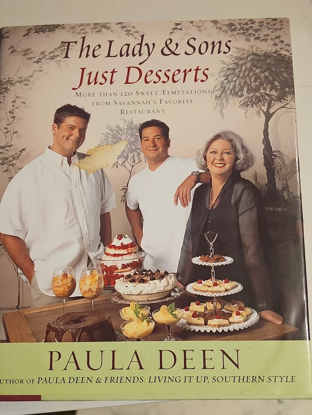 Paula Deen Just Desserts Cookbook — Cream Cover